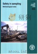 Safety in sampling Methodological notes PDF电子版封面 9251050392
