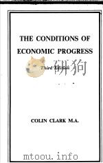 THE CONDITIONS OF ECONOMIC PROGRESS PDF电子版封面