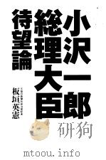 小沢一郎総理大臣待望论（1994年11月第一版 PDF版）