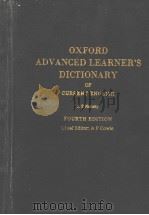 OXFORD ADVANCED LEARNERS DICTIONARY OF CURRENT ENGLISH PDF电子版封面