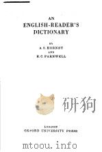 AN ENGLISH-READERS DICTIONARY PDF电子版封面