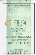 THE COLLECTED WRITINGS OF JOHN MAYNARD KEYNES VOLUME XII PDF电子版封面