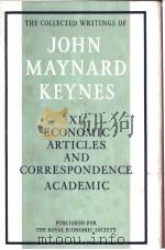 THE COLLECTED WRITINGS OF JOHN MAYNARD KEYNES VOLUME Ⅺ PDF电子版封面