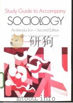 STUDY GUIDE TO ACCOMPANY SOCIOLOGY:AN INTRODUCTION PDF电子版封面