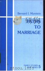 PATHS TO MARRIAGE PDF电子版封面
