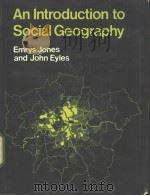 An introduction to Social Geography PDF电子版封面 0198740638