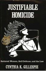 JUSTIFIABLE HOMICIDE PDF电子版封面 081420466X