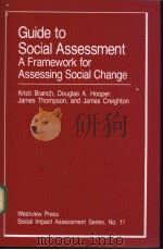Guide to Social Assessment:A Framework for Assessing Social Change PDF电子版封面 0865317178