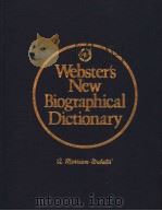 Websters New Biographical Dictionary PDF电子版封面