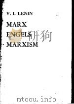 MARX ENGELS MARXISM 1978 PDF电子版封面