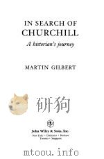 IN SEARCH OF CHURCHILL PDF电子版封面