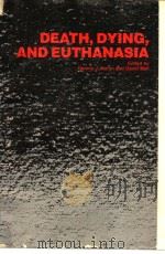 DEATH,DYING,and EUTHANASIA PDF电子版封面 0890931399