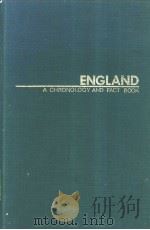 ENGLAND:A CHRONOLOGY AND FACT BOOK PDF电子版封面