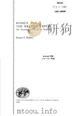 WOMEN AND THE BRITISH EMPIRE PDF电子版封面