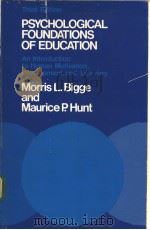 PSYCHOLOGICAL FOUNDATIONS OF EDUCATION PDF电子版封面