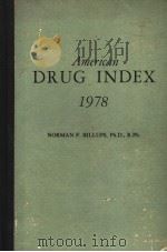 American Drug Index 1978 PDF电子版封面