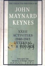 THE COLLECTED WRITINGS OF JOHN MAYNARD KEYNES VOLUME XXIII（ PDF版）