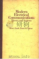 Modern Electrical Communications Theory and Systems PDF电子版封面