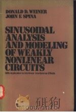 Sinusoidal Analysis and Modeling of Weakly Nonlinear Circuits PDF电子版封面