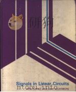 Signals in linear Circuits PDF电子版封面