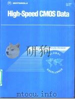 MOTOROLA HIGH-SPEED CMOS DATA PDF电子版封面