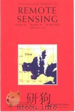International Journal of REMOTE SENSING Volume 24 Number 10 PDF电子版封面