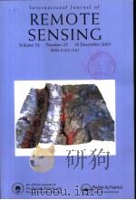 International Journal of REMOTE SENSING Volume 24 Number 23 PDF电子版封面