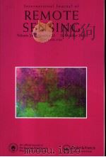 International Journal of REMOTE SENSING Volume 24 Number 20 PDF电子版封面