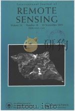 International Journal of REMOTE SENSING Volume 24 Number 18 PDF电子版封面