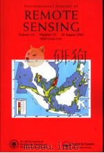International Journal of REMOTE SENSING Volume 24 Number 15 PDF电子版封面
