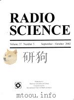 RADIO SCIENCE Volume 37 Number 5 PDF电子版封面