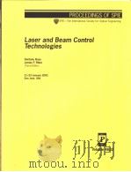 Laser and Beam Control Technologies PDF电子版封面 0819443719
