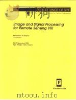 Image and Signal Processing for Remote Sensing Ⅷ PDF电子版封面 081944667X
