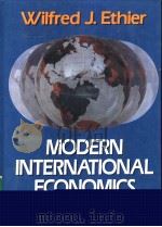 MODERN INTERNATIONAL ECONOMICS PDF电子版封面 0393955567