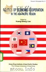 POLITICS OF ECONOMIC COOPERATION IN THE ASIA-PACIFIC REGION PDF电子版封面 9624415129