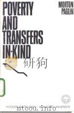 Poverty and Transfers In-Kind PDF电子版封面