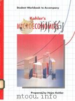 Student Workbook to Accompany Kohlers microeconomics（ PDF版）