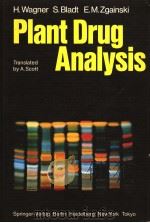 Plant Drug Analysis PDF电子版封面 3540131957