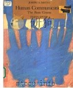 HUMAN COMMUNICATION PDF电子版封面 0060416084