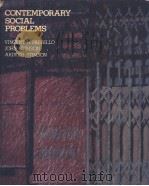 CONTEMPORARY SOCIAL PROBLEMS PDF电子版封面