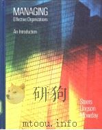 Managing Effective Organizations PDF电子版封面 053403277X