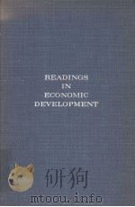 PEADINGS IN ECONOMIC DEVELOPMENT PDF电子版封面