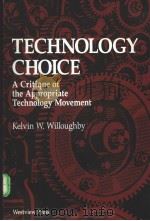 Technology Choice PDF电子版封面 0813378060