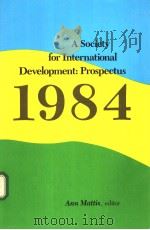 A Society for International Development:Prospectus PDF电子版封面 0822305623