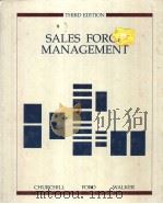 SALES FORCE MANAGEMENT PDF电子版封面 0256080046