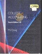 College Accounting PDF电子版封面 0395369185