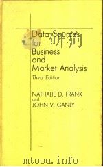 Data Sources for Business and Market Analysis PDF电子版封面
