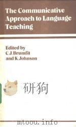The Communicative Approach to Language Teaching（ PDF版）