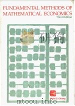 FUNDAMENTAL METHODS OF MATHEMATICAL ECONOMICS（ PDF版）