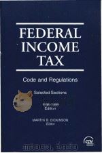 FEDERAL INCOME TAX 1998-1999 PDF电子版封面